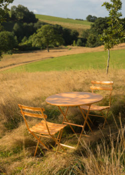 2 Seat Rome Furniture Set - Orange table and 2 chairs